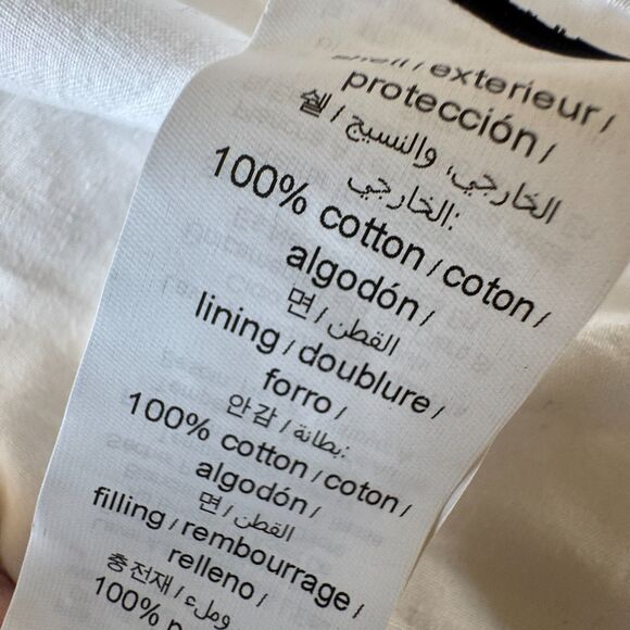 Pottery Barn Carter Striped Quilted King Sham Set in White/Flax Cotton NWOT - Picture 9 of 9